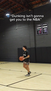 I’m a professional dunker. I’m not trying to go to the NBA #basketb...