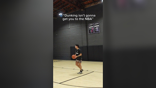 I’m a professional dunker. I’m not trying to go to the NBA #basketb...