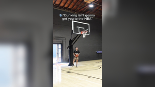 I’m a professional dunker. I’m not trying to go to the NBA #basketb...