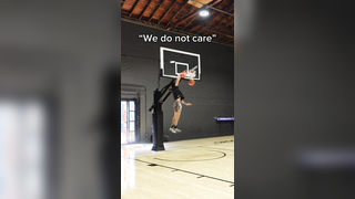 I’m a professional dunker. I’m not trying to go to the NBA #basketb...