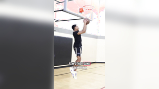 $200,000 Dunk Contest prep with @t.currie #dunkademics #dunk #basketb...