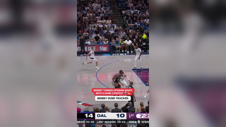 Wemby was competing with himself for the best dunk of the night ? #NB...