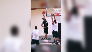 MLB pro dunks ALL OVER defender #bball #ballislife