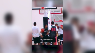 MLB pro dunks ALL OVER defender #bball #ballislife