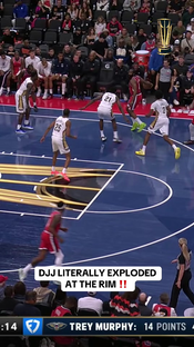 BIG TIME SLAM #NBA #basketball #clippers #Dunk #derrickjonesjr