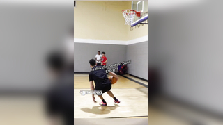 Craziest dunk ever? @isaiahrivera1 #dunkademics #dunk #dunkcontest #b...