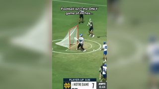 Lacrosse is a game of INCHES, too (via ESPN) #lacrosse #sports #not...