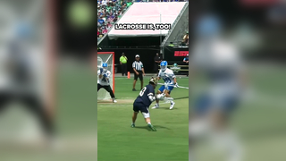 Lacrosse is a game of INCHES, too (via ESPN) #lacrosse #sports #not...