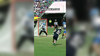 Lacrosse is a game of INCHES, too (via ESPN) #lacrosse #sports #not...