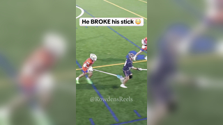 Hope he still has the warranty (Via @RowdenReels) #lacrosse #lacros...