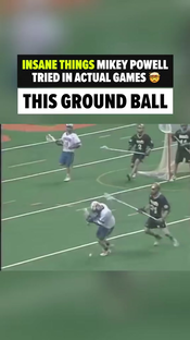 Mikey Powell would do ANYTHING in a lacrosse game #lacrosse #sports...