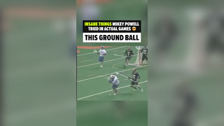 Mikey Powell would do ANYTHING in a lacrosse game #lacrosse #sports...