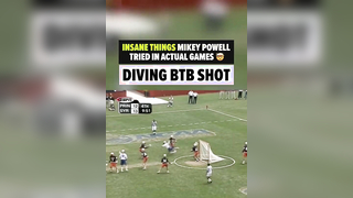 Mikey Powell would do ANYTHING in a lacrosse game #lacrosse #sports...