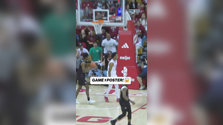 Jasai Miles put him on a poster #ncaabasketball #collegebasketball ...