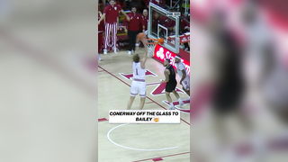 OFF THE GLASS AND THE HOOSIERS ARE HAVING A TIME! #ncaabasketball #...