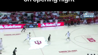The Hoosier were dunking everything tonight #indiana #hoosiers #baske...