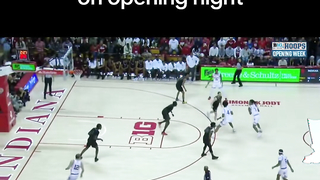 The Hoosier were dunking everything tonight #indiana #hoosiers #baske...