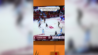 Indiana is still a basketball school btw #hoosiers #collegebasketba...