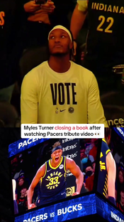 Myles Turner was booed by Pacers fans in his return to Indiana (via...