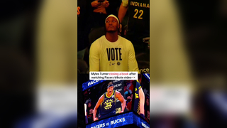 Myles Turner was booed by Pacers fans in his return to Indiana (via...