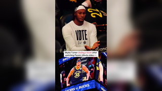 Myles Turner was booed by Pacers fans in his return to Indiana (via...
