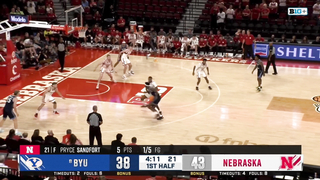 AJ Dybansta SHINES In BYU Debut - 30 PTS, 7 REB & 3 AST vs Nebraska!