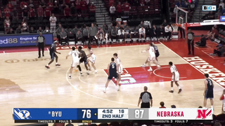 AJ Dybansta SHINES In BYU Debut - 30 PTS, 7 REB & 3 AST vs Nebraska!
