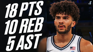 Cameron Boozer's  DOUBLE-DOUBLE vs #24 Kansans at MSG