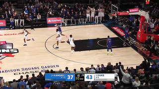 Cameron Boozer's  DOUBLE-DOUBLE vs #24 Kansans at MSG