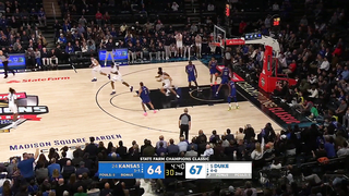 Cameron Boozer's  DOUBLE-DOUBLE vs #24 Kansans at MSG