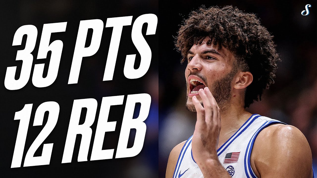 Cameron Boozer Drops 35 & Grabs 12 Rebounds as Duke Blue Devils Rout Indiana State