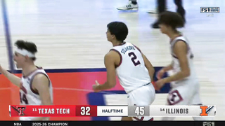 Andrej Stojakovic Bursts for 23 as Illinois Upsets #11 Texas Tech