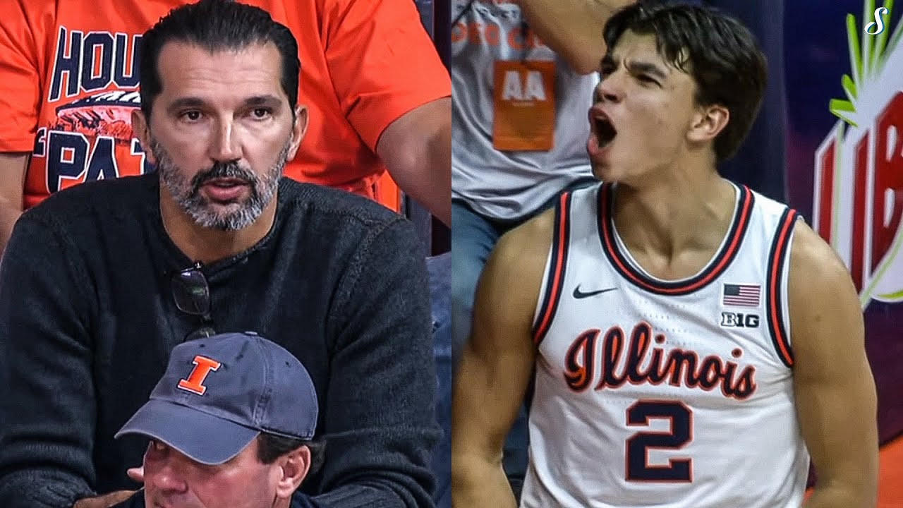 Andrej Stojakovic Bursts for 23 as Illinois Upsets #11 Texas Tech