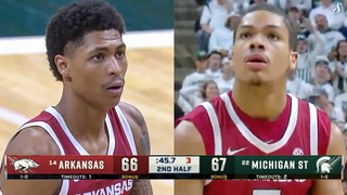 Meleek Thomas and Darius Acuff Jr. Face Road Test at #22 Michigan State