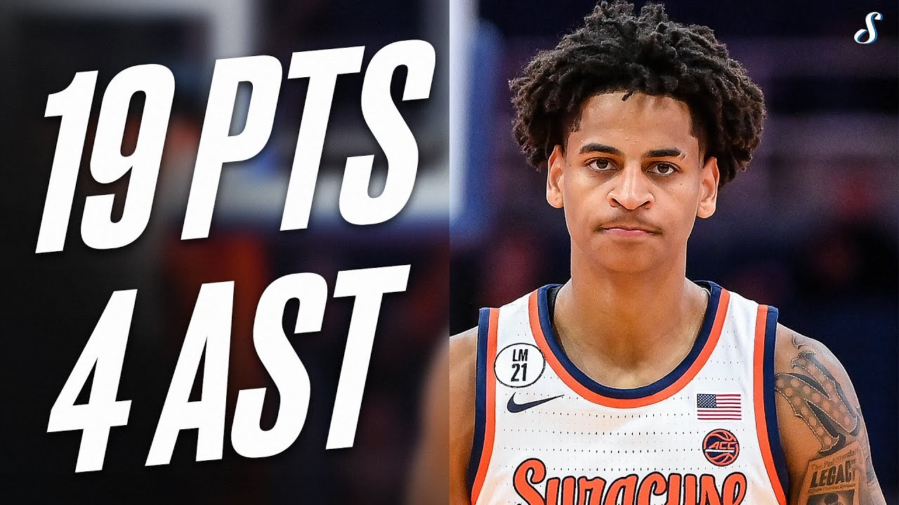 Kiyan Anthony Shines in First Syracuse Start with 19-Point Night