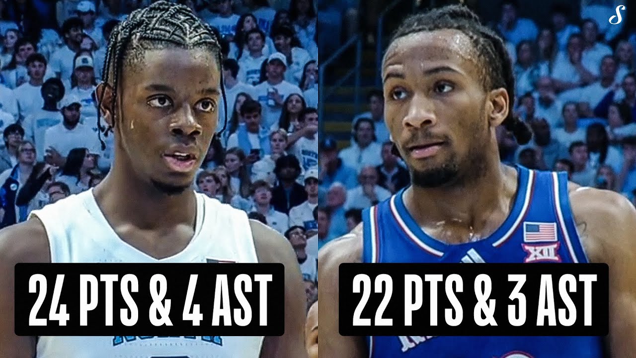 Caleb Wilson and Darryn Peterson Go Head-to-Head in Ranked Kansas vs UNC Showdown