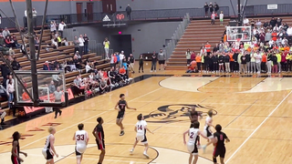 Rockford High School basketball player hits half-court buzzer-beater
