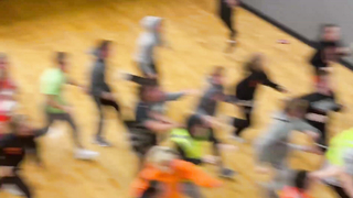 Rockford High School basketball player hits half-court buzzer-beater