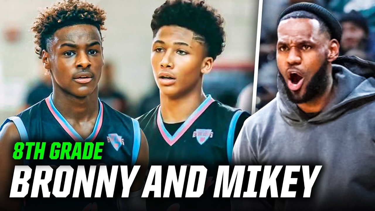 Bronny James & Mikey Williams SHOW OUT In Front Of LeBron In Vegas Championship Game!