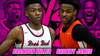 Bronny James vs Brandon Miller When They Were 15!!