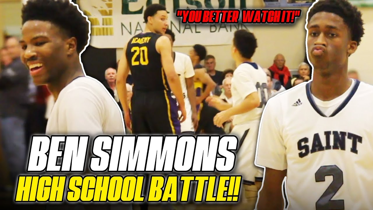 Ben Simmons Was DISRESPECTFUL In High School!!