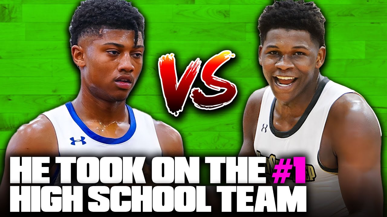 Anthony Edwards vs #1 IMG Academy in High School!! Full Extended Highlight
