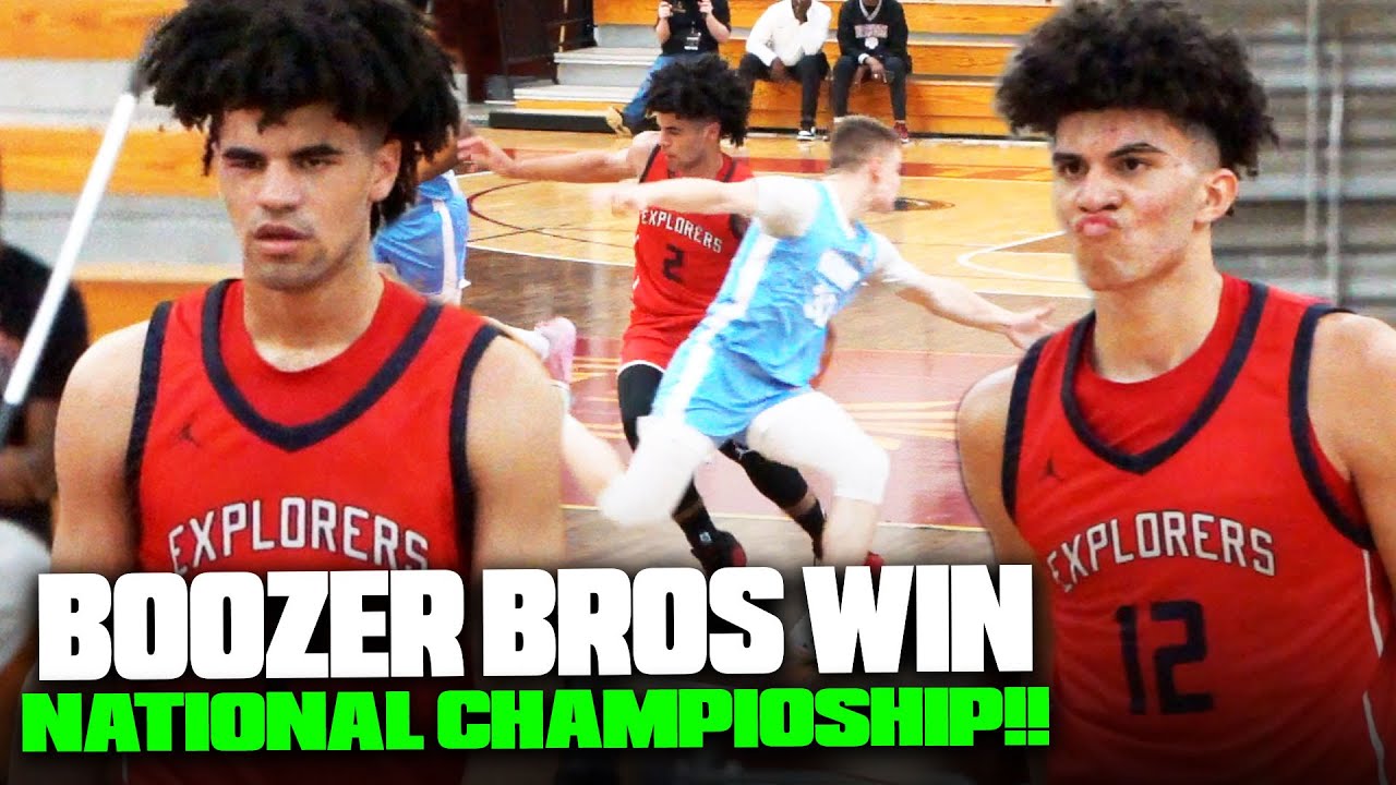 Future Lottery Pick Cameron Boozer WINS NATIONAL CHAMPIONSHIP w/ His Brother Cayden and Columbus High school