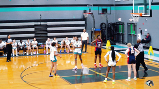 Freshman Aubreigh Pumphrey Solomon Shines in Varsity Home Opener With 21 Points in 32-Point Victory