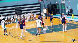 Freshman Aubreigh Pumphrey Solomon Shines in Varsity Home Opener With 21 Points in 32-Point Victory