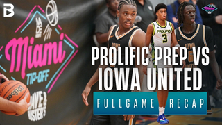 Prolific Prep Edges Iowa United in Tight Battle; Bruce Branch Named Player of the Game, Jordan Sigmon Shines for Iowa