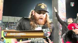 "IT'S UNREAL...WE LIVE IN THE CAOS, WE LOVE THE CAOS..." COLBY CAMPBELL/ LFA 2025