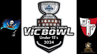 Gridiron Victoria U15 Vic Bowl - Geelong Buccaneers V Western Crusaders #americanfootball #vicbowl