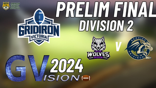Gridiron Victoria DIV 2 Preliminary Final - Melton Wolves V Bendigo Dragons #gridironvictoria #nfl