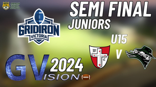 Gridiron Victoria U15 Semi final - Western Crusaders v Croydon Rangers #gridironvictoria #nfl